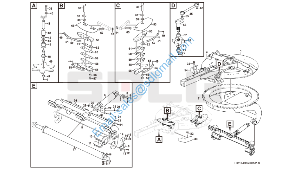 G9220 2835000531 工作装置 Draw bar 工程机械配件商城