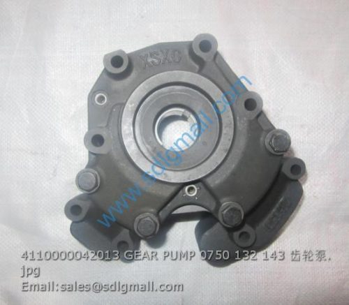 4110000042013 GEAR PUMP 0750132143 for SDLG spare parts