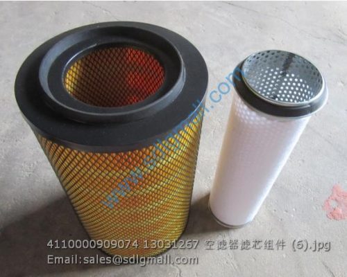 4110000909074 13031267 Air filter element assembly for SDLG spare parts