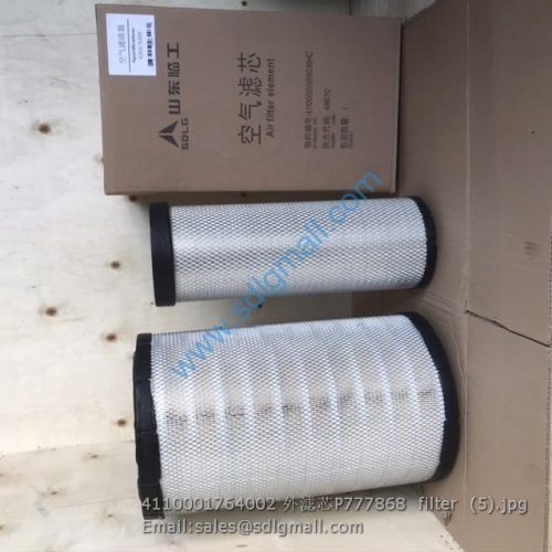 4110001764002 Outer filter element P777868 for SDLG spare parts