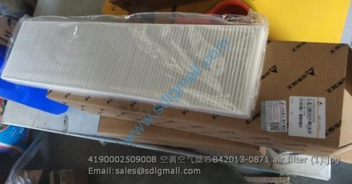 4190002509008 Air conditioning air filter B42013-0871 for SDLG spare parts