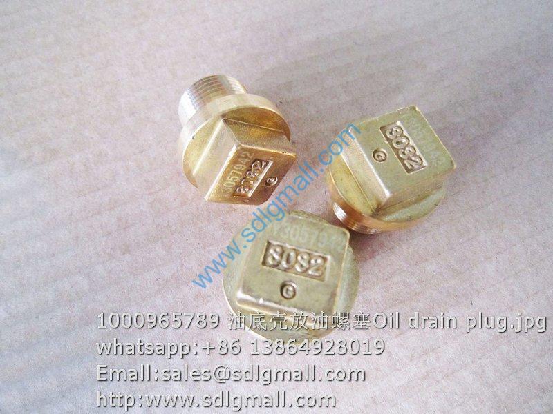 1000965789 oil pan oil drain plug WEICHAI parts